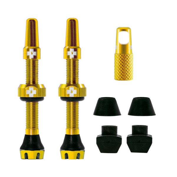Muc-Off V2 Tubeless Valve Kit 44mm/gold