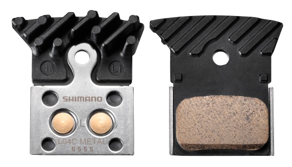 Shimano Bremsbeläge L04C Metall mit Lamellen Paar