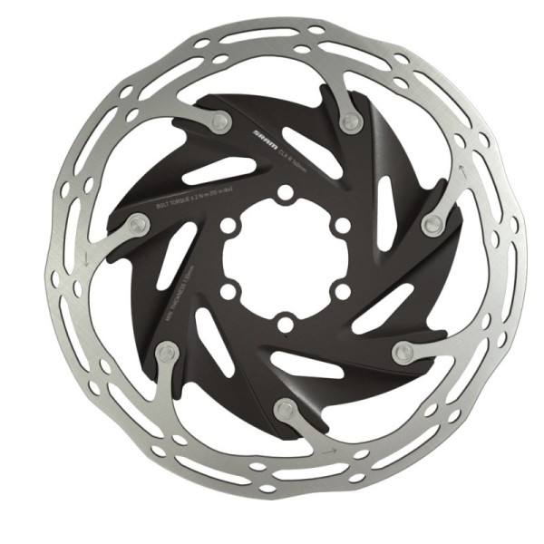 Sram Bremsscheibe Centerline X Road 2P 140mm 6-Loch, abgerundet