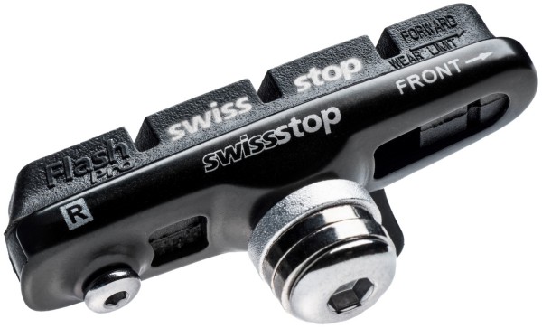 SwissStop Bremsschuhe Full FlashPro Original Black Shimano/SRAM Road Alu 1 Paar