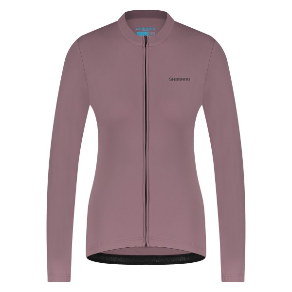 Shimano Women Kaede Thermal LS JRSY plum, XL