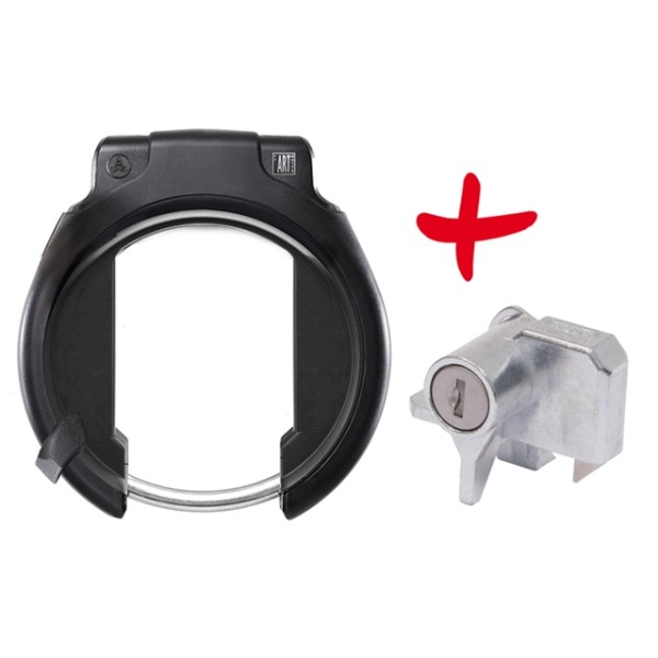 Trelock Rahmenschloss RS 453 Shimano Racktype E-Bike Schloss Schwarz