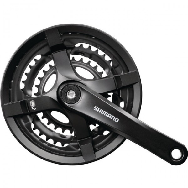 Shimano Kettenradgarnitur FC-TY501 4-kant 170 mm 42x34x24 schwarz Box