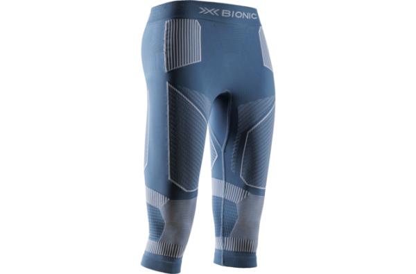 X-BIONIC Women Energy Accumulator Light Pants 3/4 mineral blue/arctic white