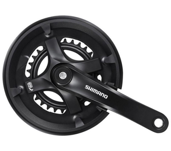 Shimano Kettenradgarnitur TY FC-TY501 170 mm 46X30 Hosenschutz schwarz