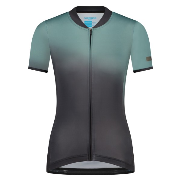 Shimano Women Evolve Avventura SS JRSY green, XS