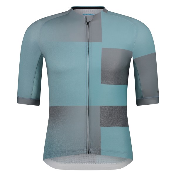 Shimano Men Veloce SS Jersey metallic turquoise, S