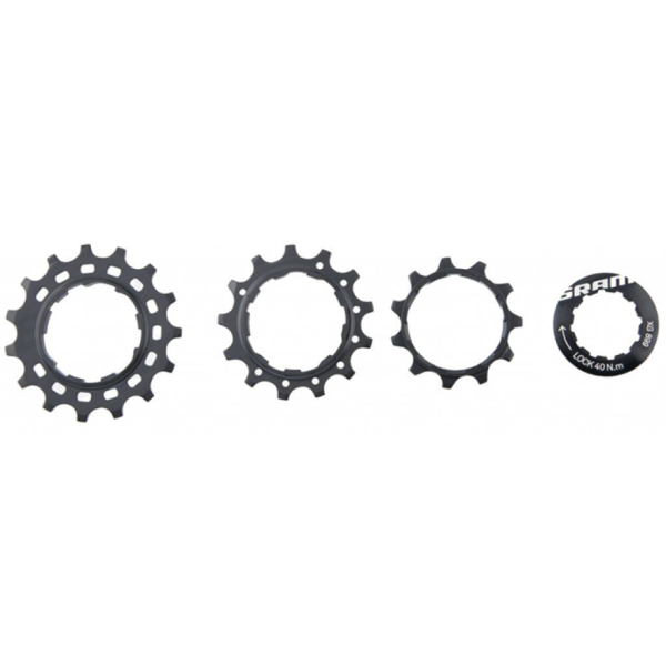 Sram Cassette Cog Set PG1210/1230 11/13/15T/Lockring