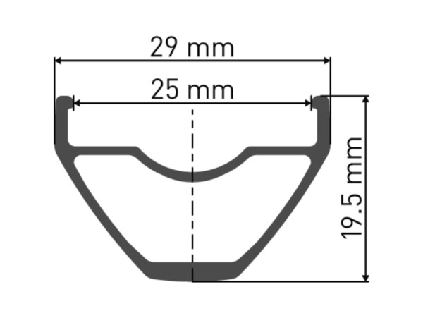 X 432 Felge DB 29" 25 32L