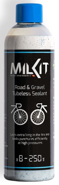 milKit Reifendichtmittel Tubeless Road Sealant, Flasche, 250ml