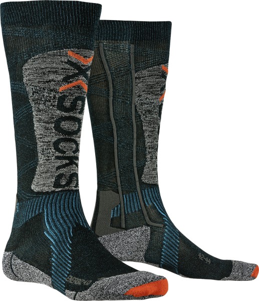 X-SOCKS Ski Energizer LT 4.0 petrol/stone grey melange